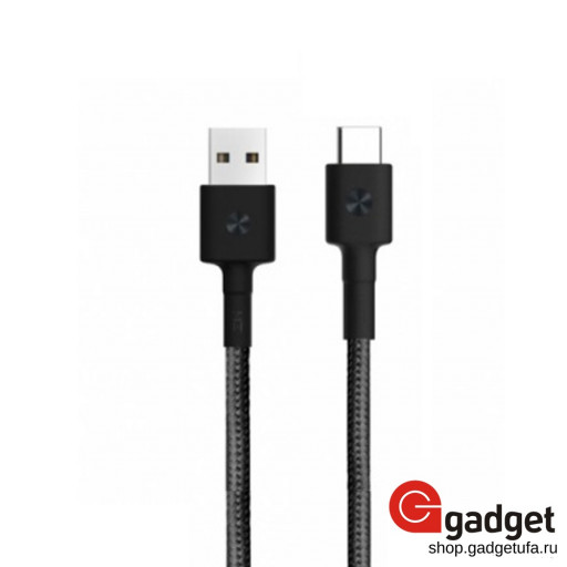 USB кабель Type-C ZMI 200 см в кевларовой оплетке черный