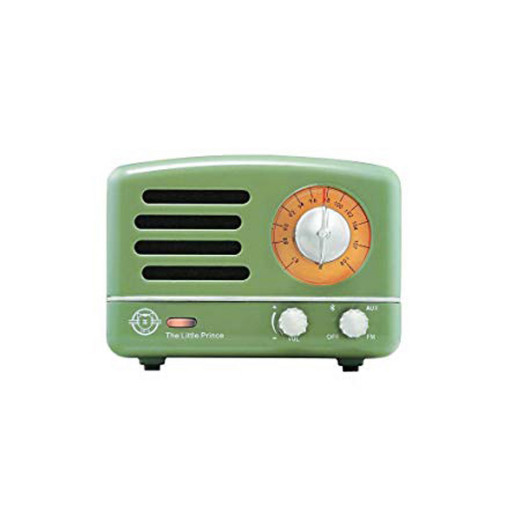 Портативная акустика OTR FM Bluetooth Speaker Vintage с поддержкой радио зеленая