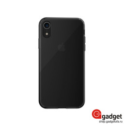 Накладка Just Mobile Tenc для iPhone XR прозрачная черная купить в Уфе