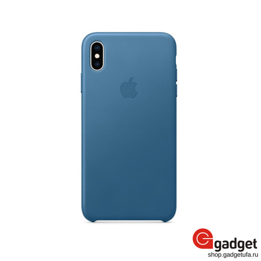 Чехол Apple Leather Case для IPhone XS Max Cape Cod Blue