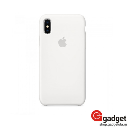 Чехол Apple Silicone Case для iPhone X/XS белый