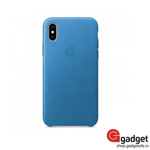 Чехол Apple Silicone Case для iPhone X/XS синий