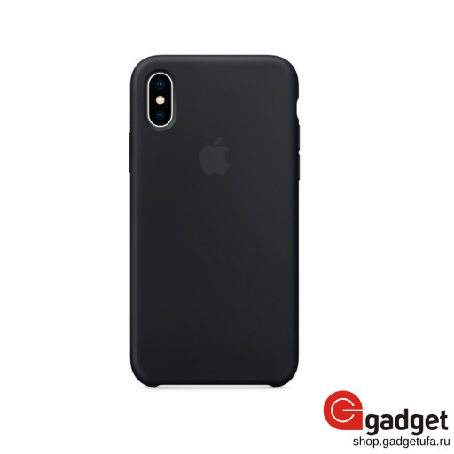 Чехол Apple Silicone Case для iPhone X/XS черный