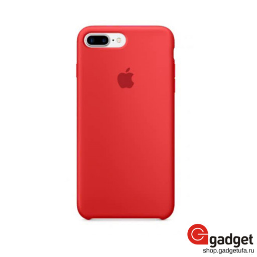 Чехол Apple Silicone Case для iPhone 7/8 Plus красный