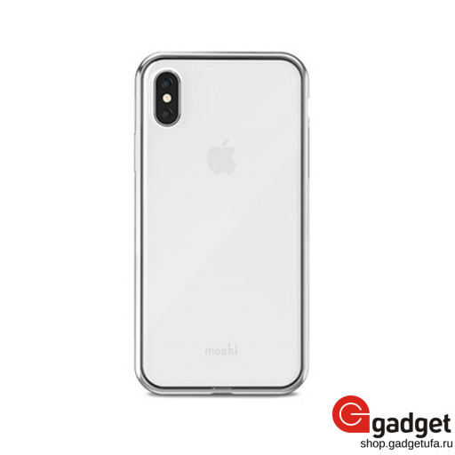 Накладка для iPhone X/Xs Moshi Vitros серебристая