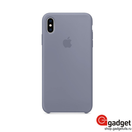 Чехол Apple Silicone Case для iPhone X/XS Lavender Gray