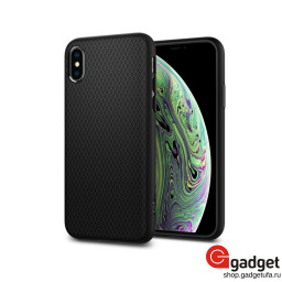 Накладка Spigen для iPhone X/XS Liquid Air черная купить в Уфе