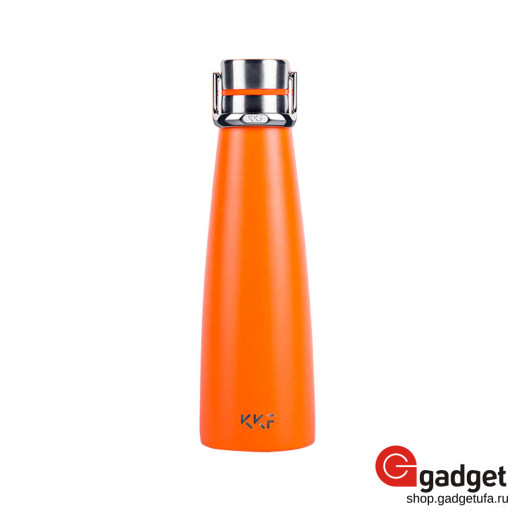 Термос с дисплеем Kiss Kiss Fish Smart Vacuum Bottle оранжевый
