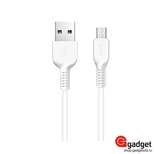 USB кабель HOCO X13 Micro USB Easy Charging Cable 1m белый