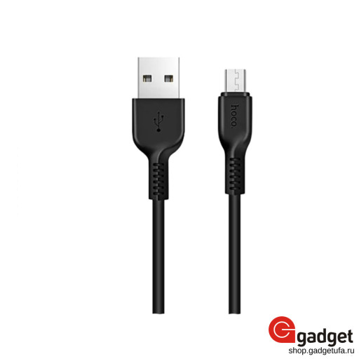 USB кабель HOCO X13 Micro USB Easy Charging Cable 1m черный