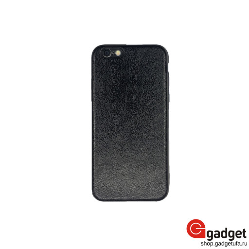 Кожаный чехол для iPhone 6/6S черный