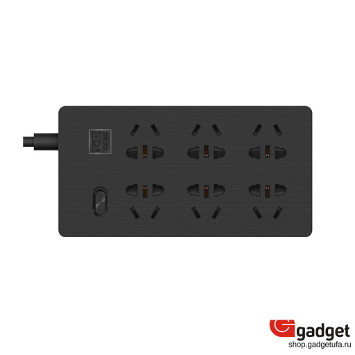 Патч панель Xiaomi Aigo Panel 6 розеток черная