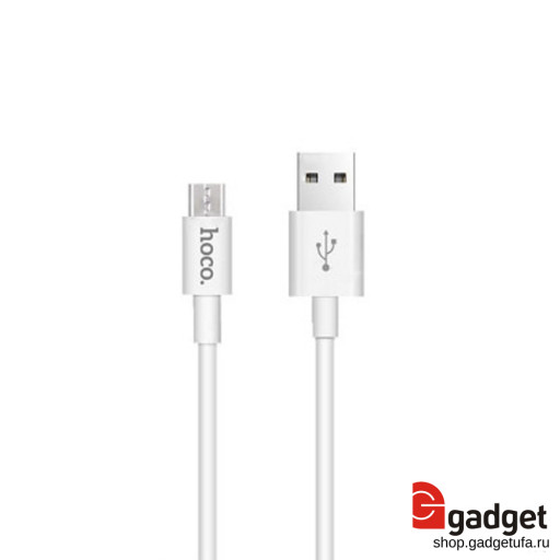 USB кабель HOCO X23 Skilled Micro USB 1m белый