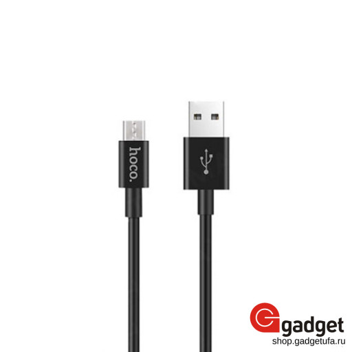 USB кабель HOCO X23 Skilled Micro USB 1m черный