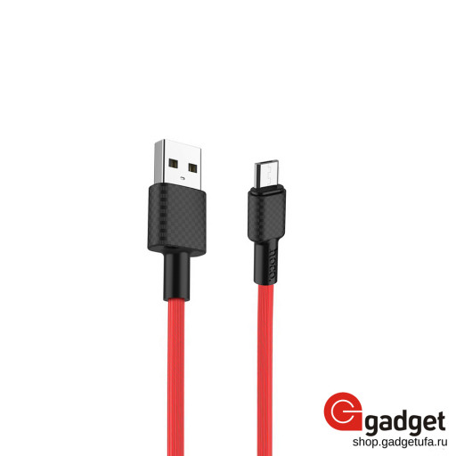 USB кабель HOCO X29 Superior Micro USB 1m красный