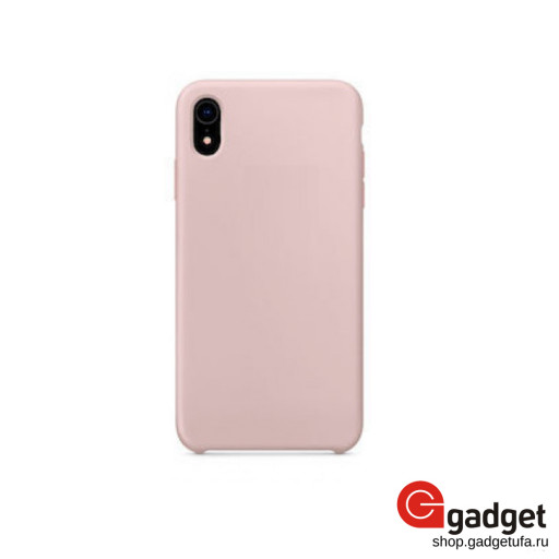 Накладка HOCO для iPhone XR Silicone Case розовая