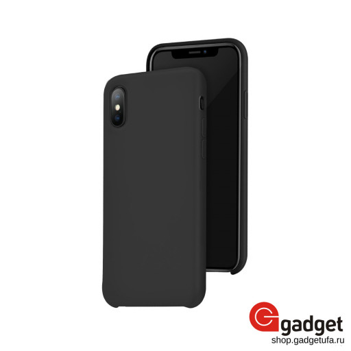 Накладка HOCO для iPhone Xs Max Silicone Case черная