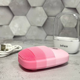 Аппарат для ультразвуковой чистки лица Xiaomi inFace Electronic Sonic Beauty Facial розовый фото купить уфа