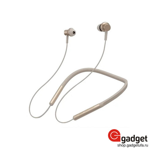 Беспроводные наушники Mi Collar Bluetooth Headset Золотистые