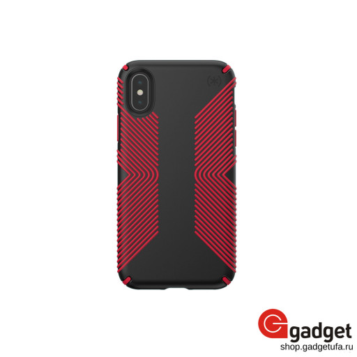 Накладка Speck Presidio Grip для iPhone X/Xs силиконовая красная