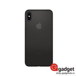 Накладка Spigen для iPhone XS Max Air Skin черная купить в Уфе