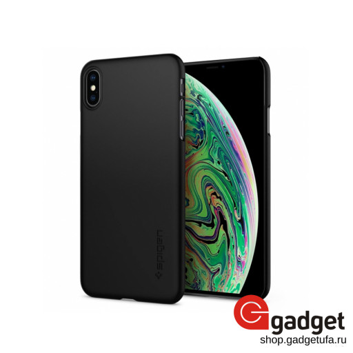 Накладка Spigen для iPhone XS Max Thin Fit черная