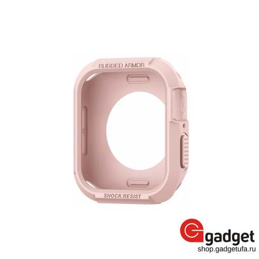 Чехол Spigen для Apple Watch Rugged Armor 44mm розовый