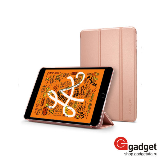 Чехол-книжка Spigen Smart Fold Case для ipad Mini 5 розовая