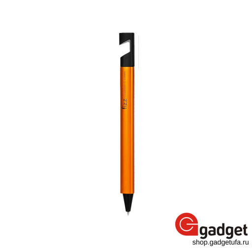Гелевая ручка Fizz Pen с подставкой для телефона оранжевая