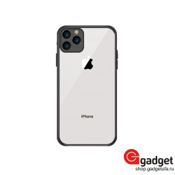 Силиконовая накладка G-Case для iPhone 11 Pro Plating TPU Series черная купить в Уфе