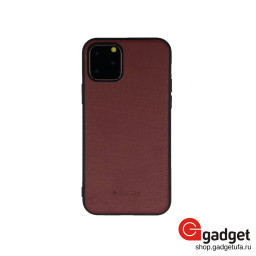 Кожаная накладка G-Case Premium для iPhone 11 Pro Duke Series красная купить в Уфе