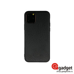 Кожаная накладка G-Case Premium для iPhone 11 Pro Duke Series черная купить в Уфе