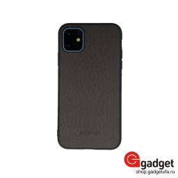 Кожаная накладка G-Case Premium для iPhone 11 Duke Series коричневая купить в Уфе