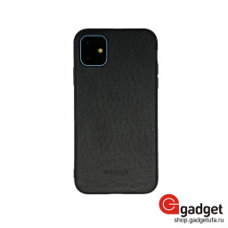 Кожаная накладка G-Case Premium для iPhone 11 Duke Series черная купить в Уфе