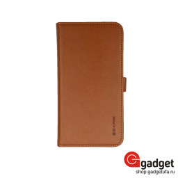 Кожаный чехол-книжка G-Case для iPhone 11 Pro Honour Series коричневый купить в Уфе