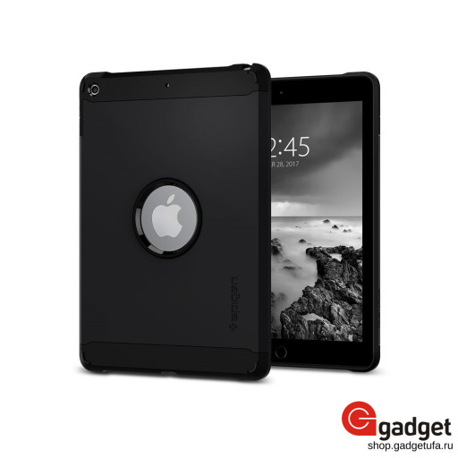 Накладка Spigen для iPad 2017/2018 Tough Armor черная