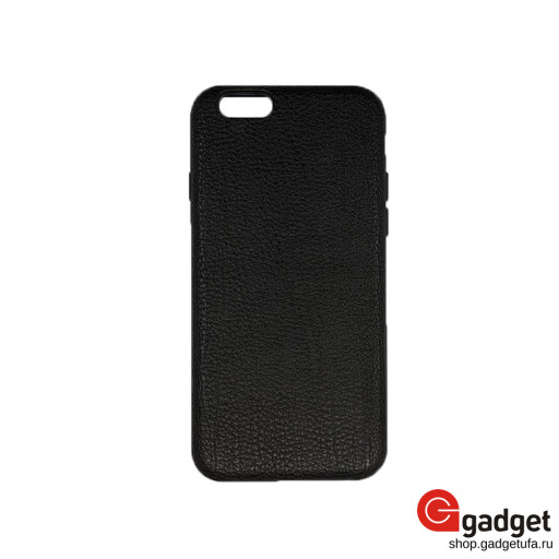 Кожаная накладка Mobest для iPhone 6/6s Smooth Leather черная