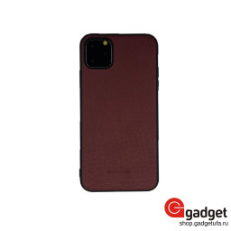 Кожаная накладка G-Case Premium для iPhone 11 Pro Max Duke Series красная купить в Уфе