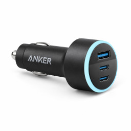 Автомобильное зарядное устройство Anker 335 Car Charger 67W черное фото купить уфа