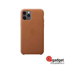 Чехол Apple Leather Case для IPhone 11 Pro Saddle Brown купить в Уфе