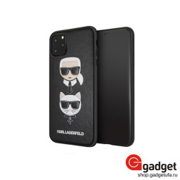 Накладка Lagerfeld для iPhone 11 Pro Max Choupette's Head черная купить в Уфе