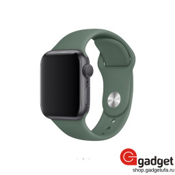 Силиконовый ремешок для Apple Watch 38/40mm темно-зеленый купить в Уфе