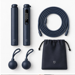 Умная скакалка Xiaomi Smart Skipping Rope Dark Blue XMSR-P804 фото купить уфа