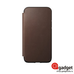 Чехол-книжка Nomad для iPhone 11 Rugged Leather Folio светло-коричневая купить в Уфе