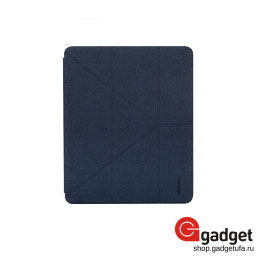 Чехол-книжка Momax для iPad 10.2 Flip Cover with Apple Pencil Holder синяя купить в Уфе
