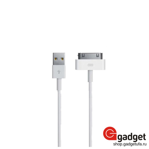 USB кабель Remax для iPad 3/ iPad 2/ iPad/ iPhone 4s/ 3G/ 3Gs/ iPod 30 pin белый
