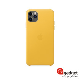 Чехол Apple Leather Case для IPhone 11 Pro Max Meyer Lemon купить в Уфе