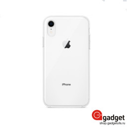 Накладка для iPhone XR силиконовая прозрачная купить в Уфе