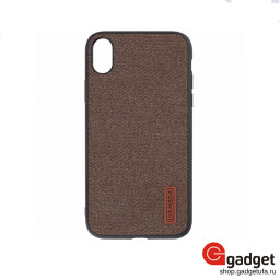 Накладка Lyambda Regul для iPhone XR силиконовая коричневая купить в Уфе