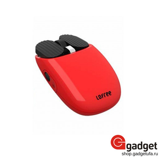 Беспроводная мышь Lofree Bluetooth красная